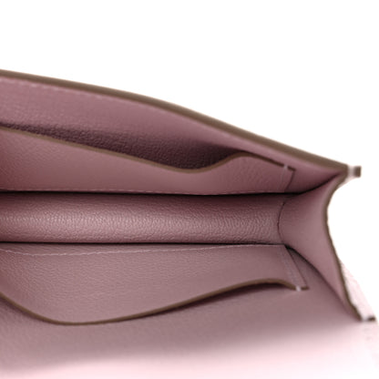 Hermes Evercolor Constance Slim Wallet Mauve Pale 6 of 8
