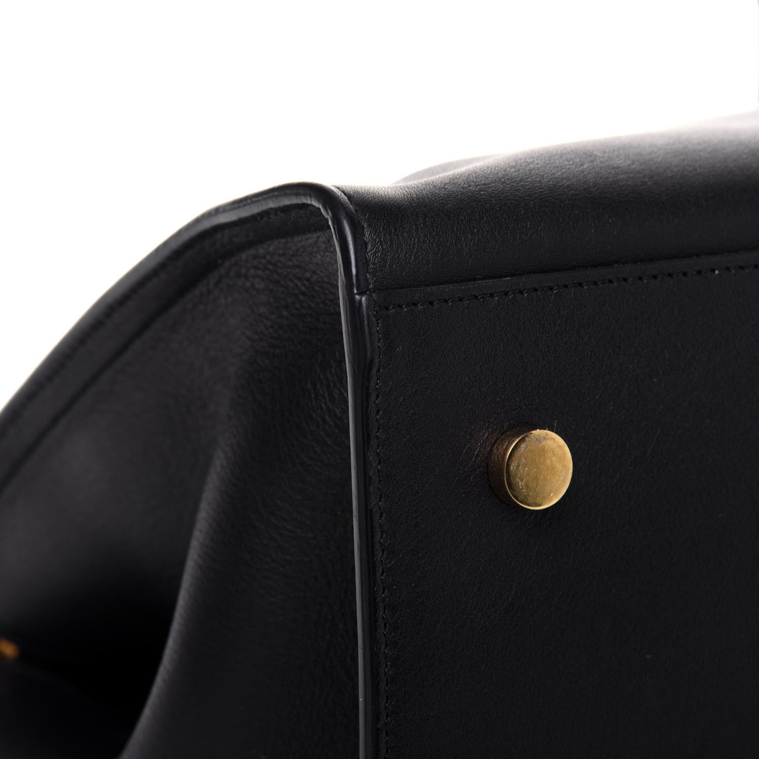 Saint Laurent Smooth Calfskin Small Monogram Cabas Black 12 of 17