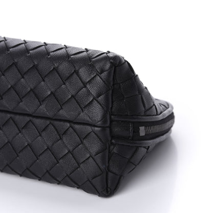 Bottega Veneta Nappa Intrecciato Cosmetic Case Black 7 of 11