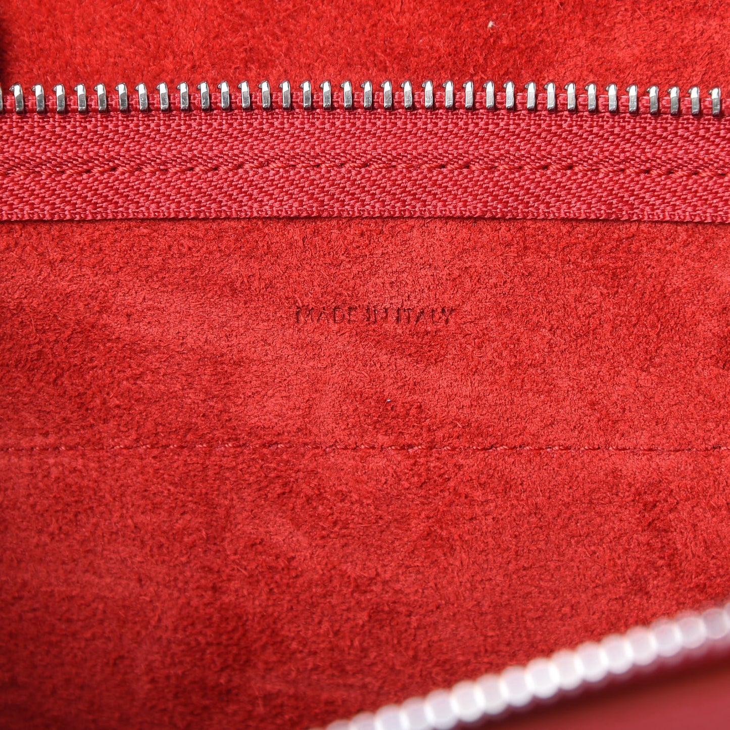Grained Calfskin Nano Belt Bag Coquelicot