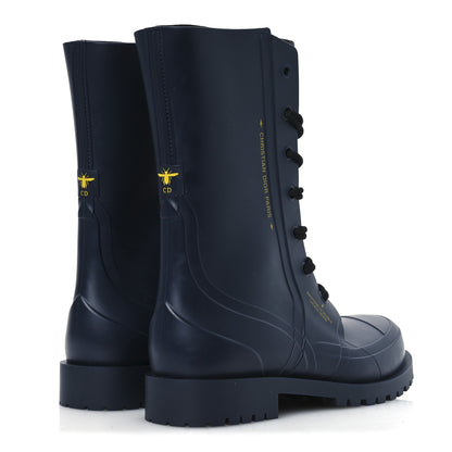 Christian Dior Rubber Diorcamp Low Boots 41 Indigo 5 of 10