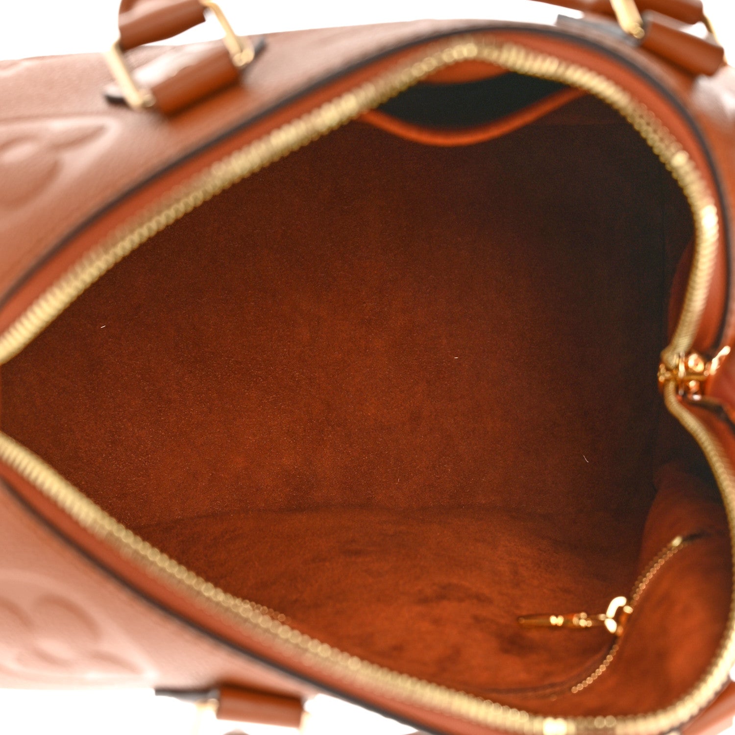 Louis Vuitton Empreinte Monogram Giant Speedy Bandouliere 25 Cognac 5 of 9