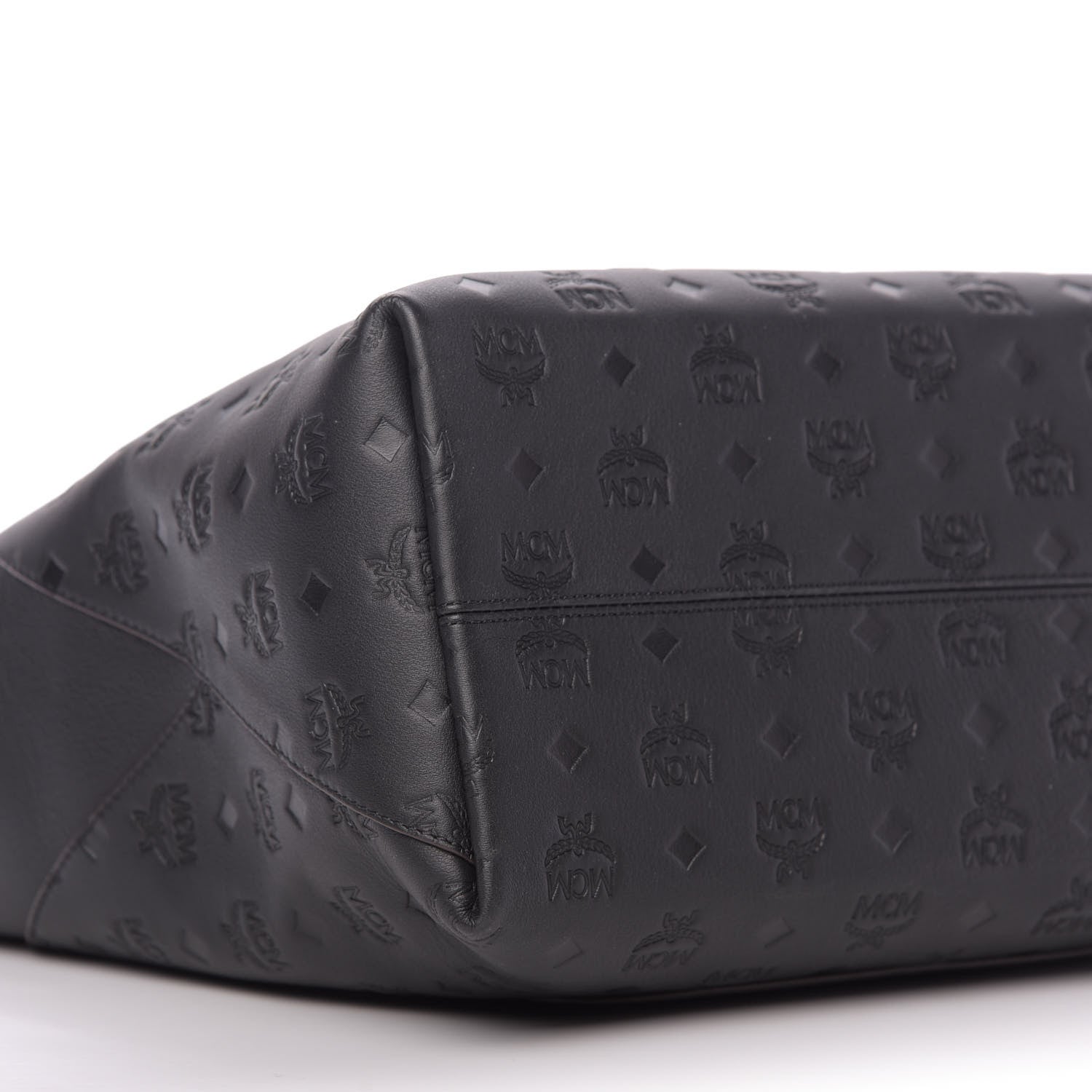MCM Calfskin Ottomar Large Klara Hobo Black 7 of 10