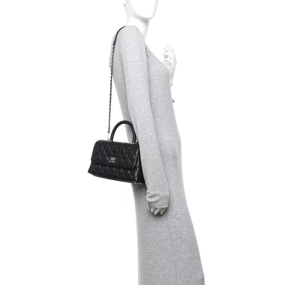 Chanel Caviar Quilted Mini Coco Handle Flap Black 2 of 11