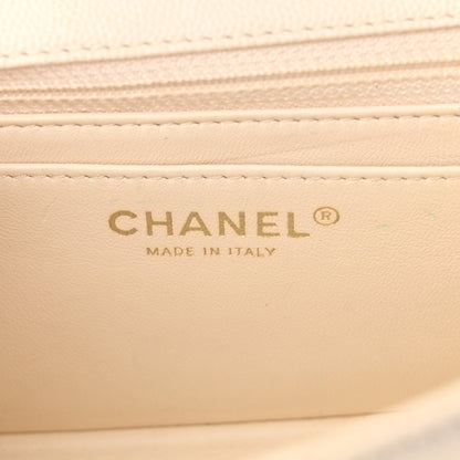 Chanel Caviar Quilted Mini Rectangular Flap White 6 of 17