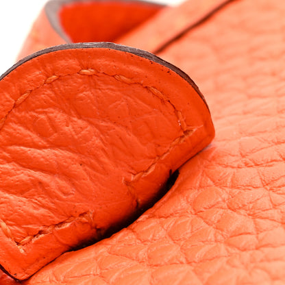 Hermes Taurillon Clemence Evelyne TPM Orange Minium 7 of 10