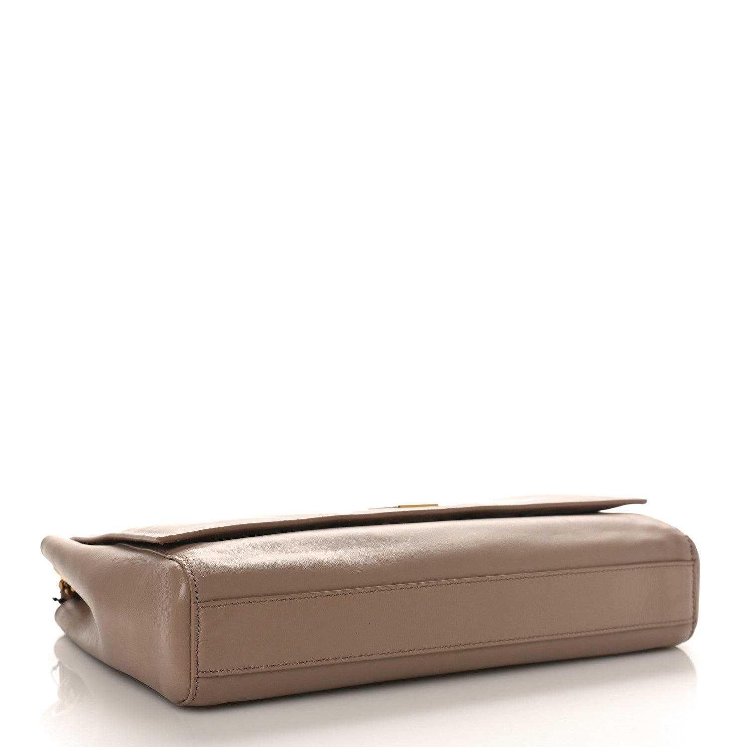 Saint Laurent Smooth Calfskin Suede Medium Reversible Monogram Kate Satchel Rosy Sand 4 of 7