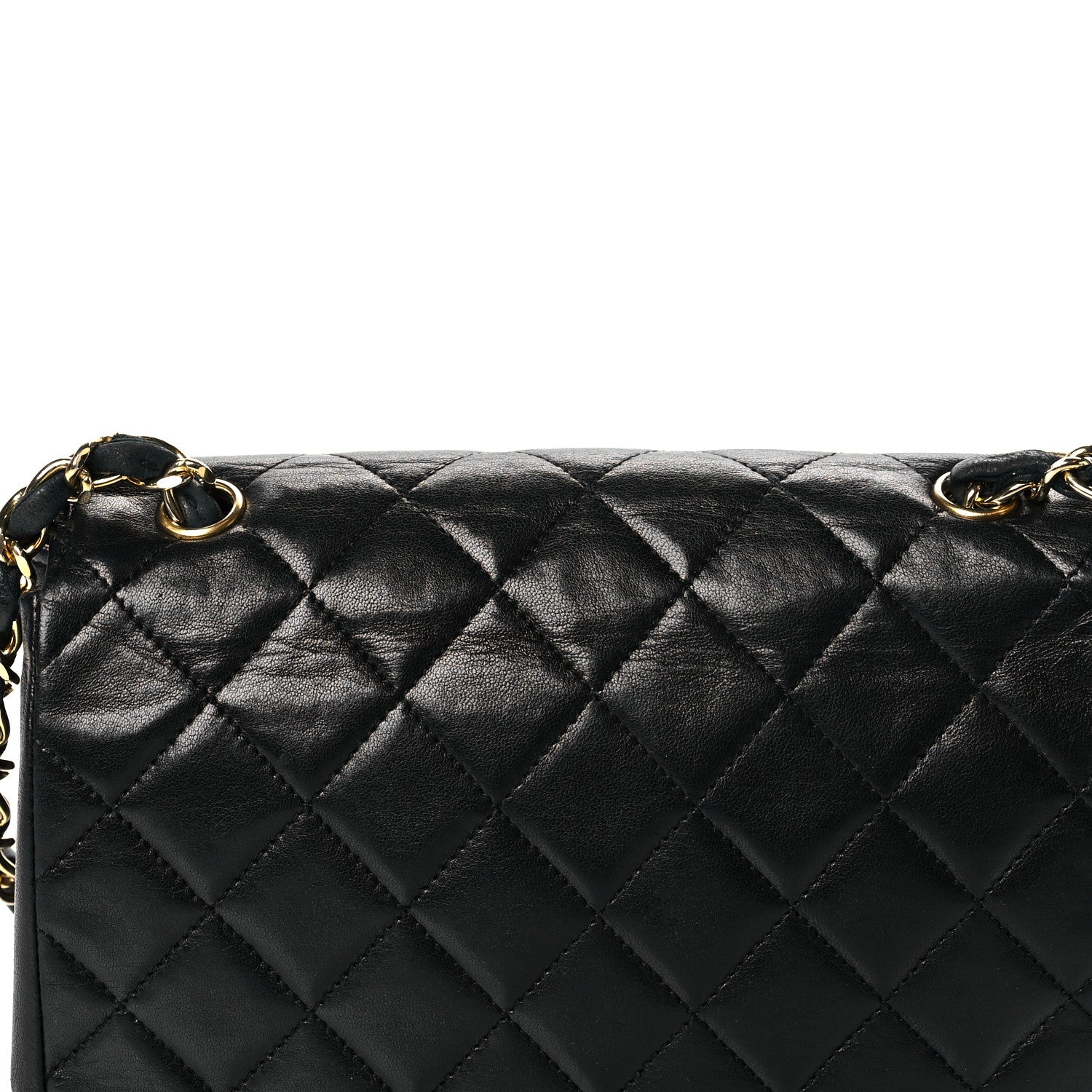 Chanel Lambskin Quilted Mini Flap Black 7 of 11