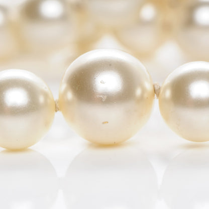 Chanel Graduated Pearl CC Long Necklace Gold 6 of 6