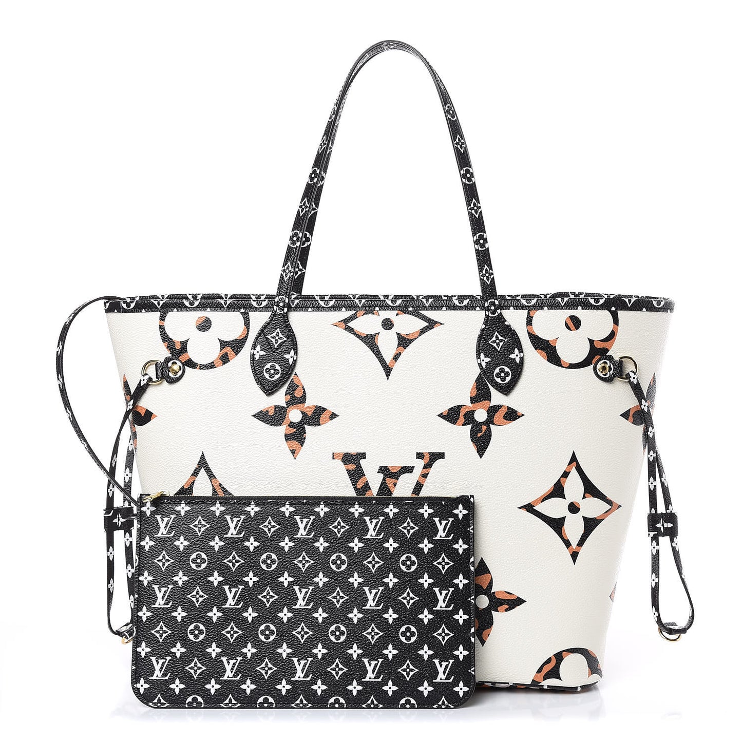 Monogram Giant Jungle Neverfull MM Ivory
