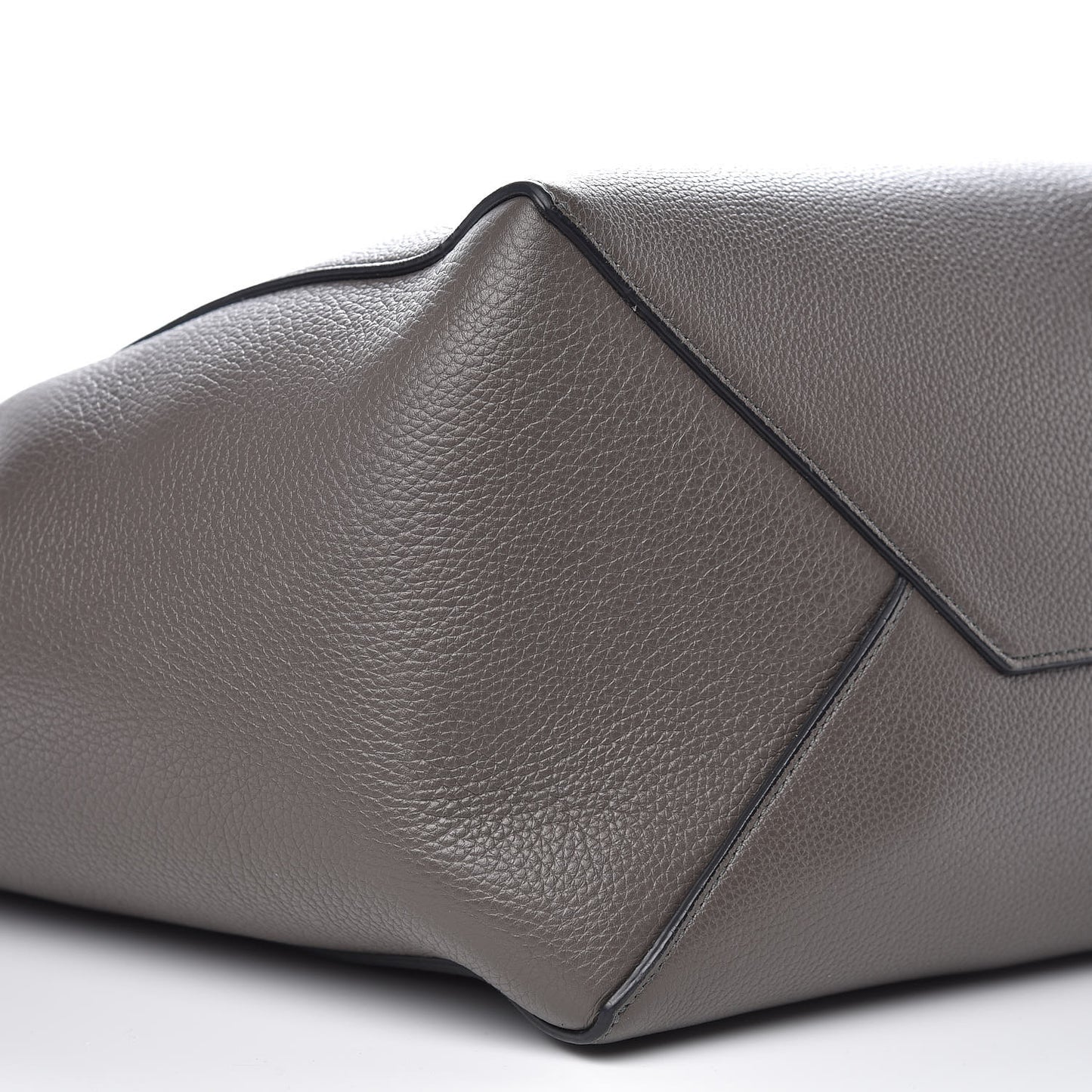 Soft Grained Calfskin Small Belt Cabas Phantom Taupe