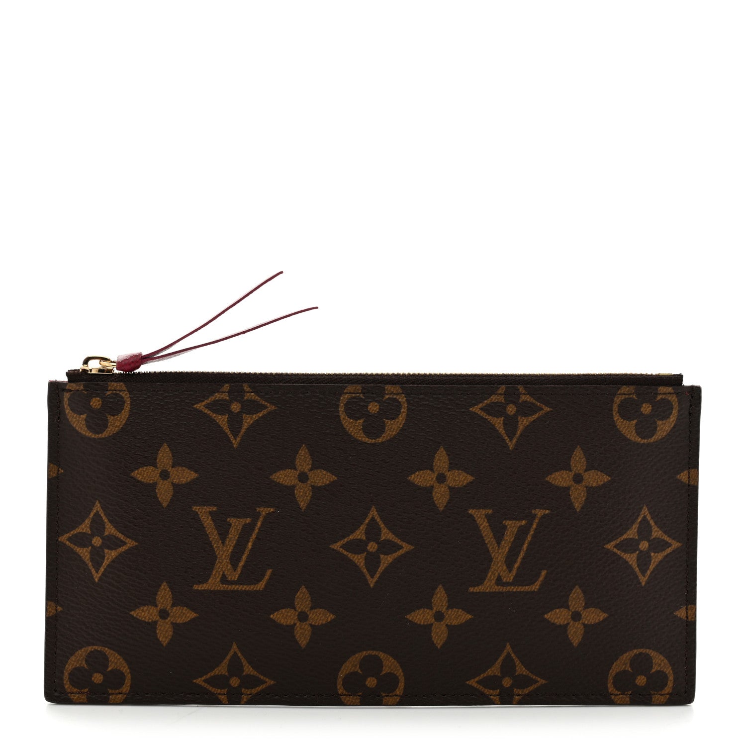 Louis Vuitton Monogram Felicie Chain Wallet Zippered Insert Fuchsia 1 of 6