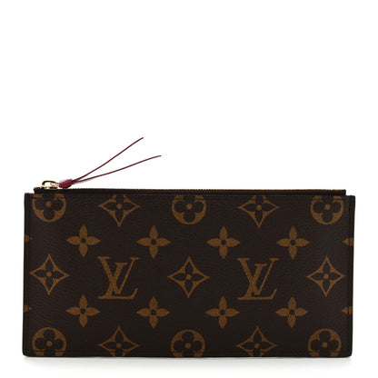 Louis Vuitton Monogram Felicie Chain Wallet Zippered Insert Fuchsia 1 of 6