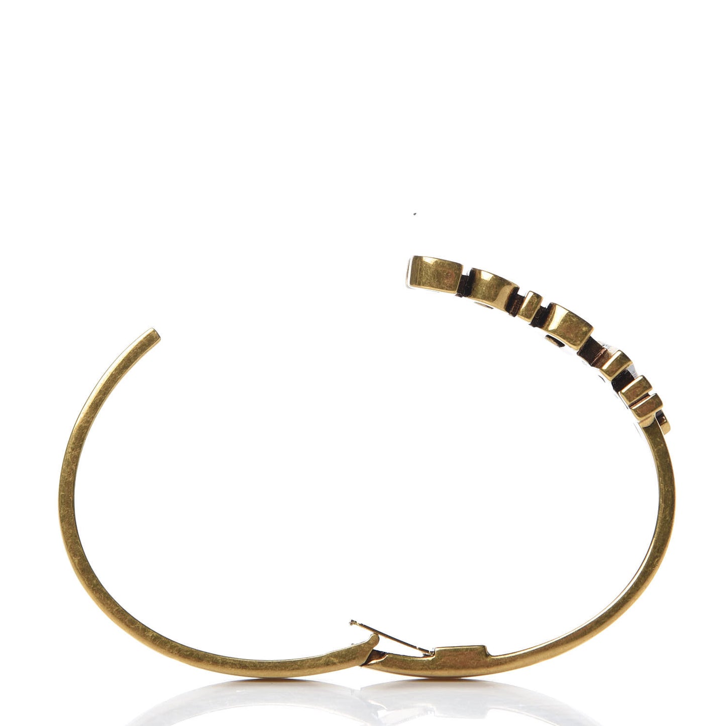 Metal J'Adior Bracelet Cuff Gold