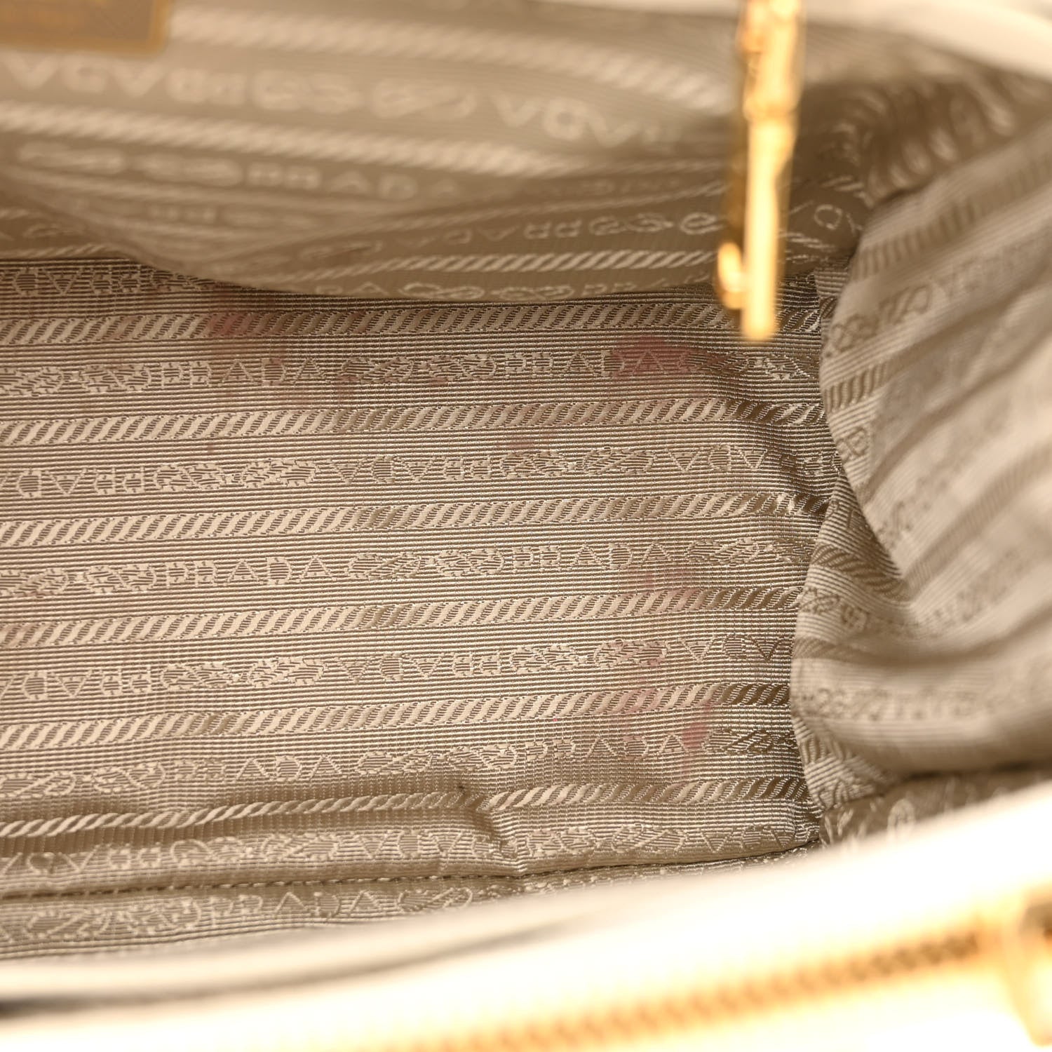 Prada Saffiano Lux Small Galleria Double Zip Tote White 8 of 13