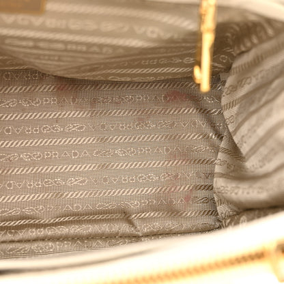 Prada Saffiano Lux Small Galleria Double Zip Tote White 8 of 13