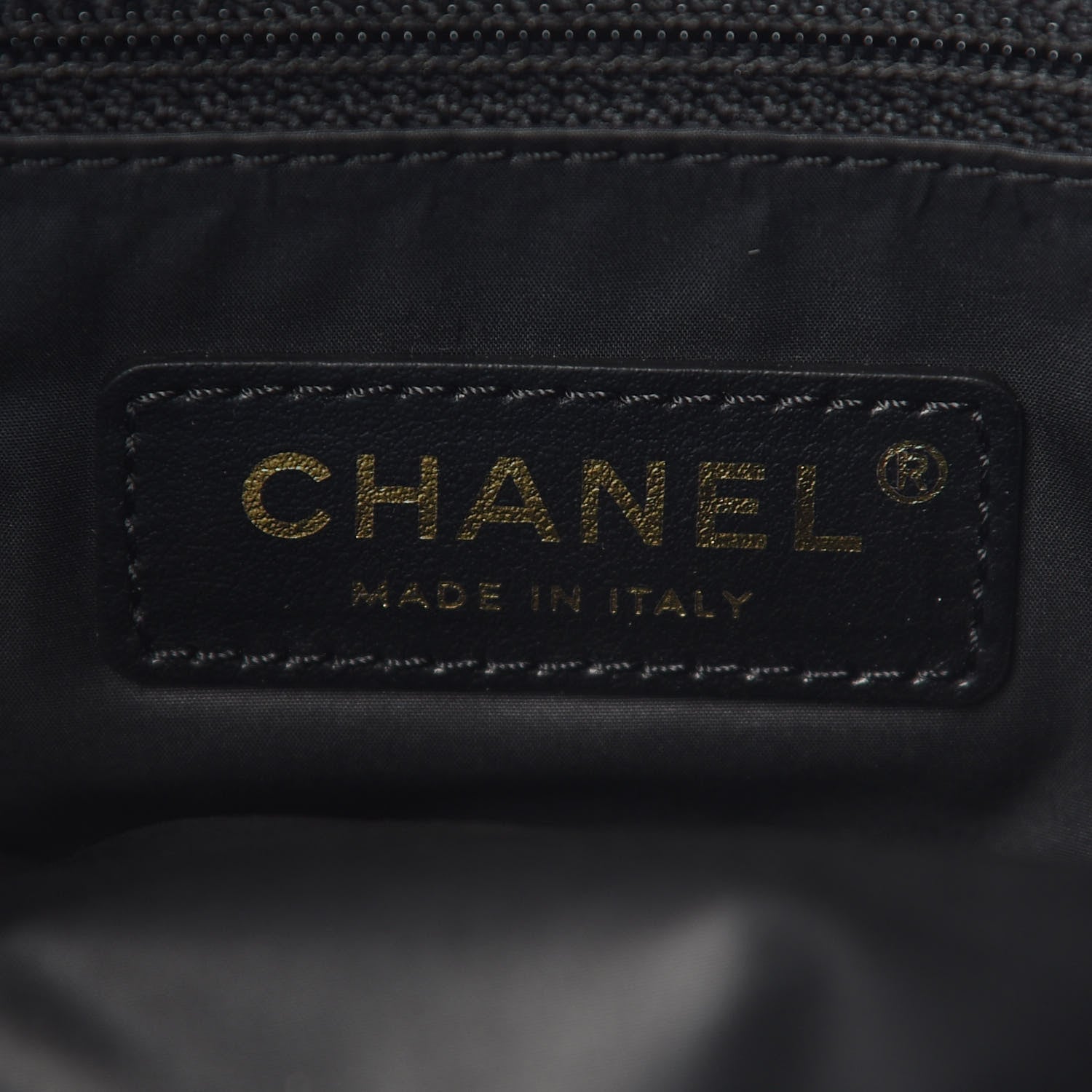 Chanel Braided Velvet Metallic Lambskin Precious Net Tote Black 6 of 8