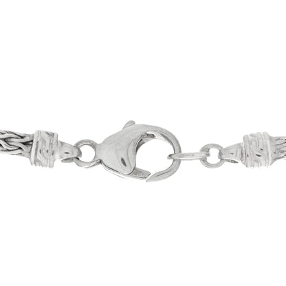 John Hardy JOHN HARDY Sterling Silver Black Diamond Bar Station Necklace 4 of 5