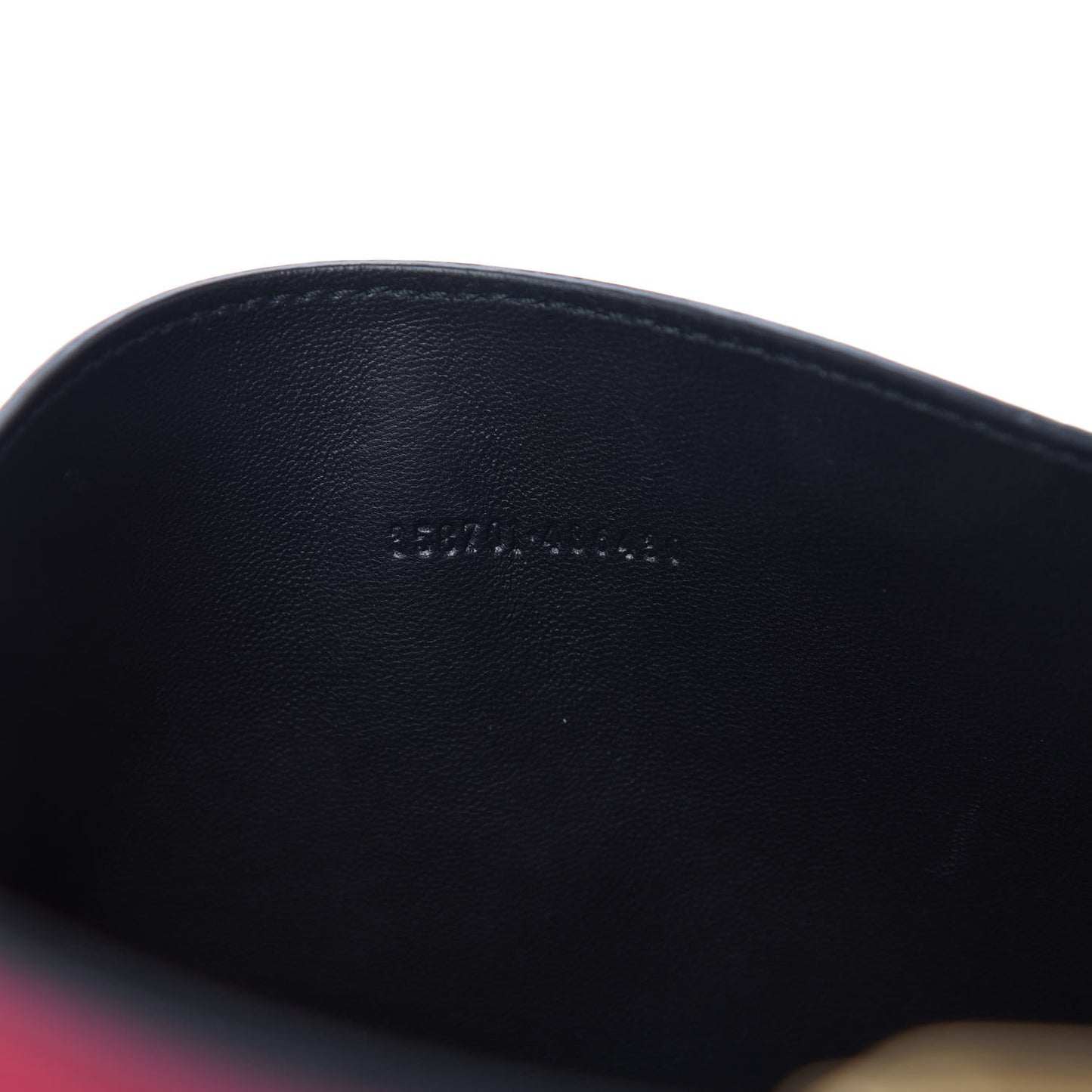 Calfskin Skull Envelope Clutch Fuchsia