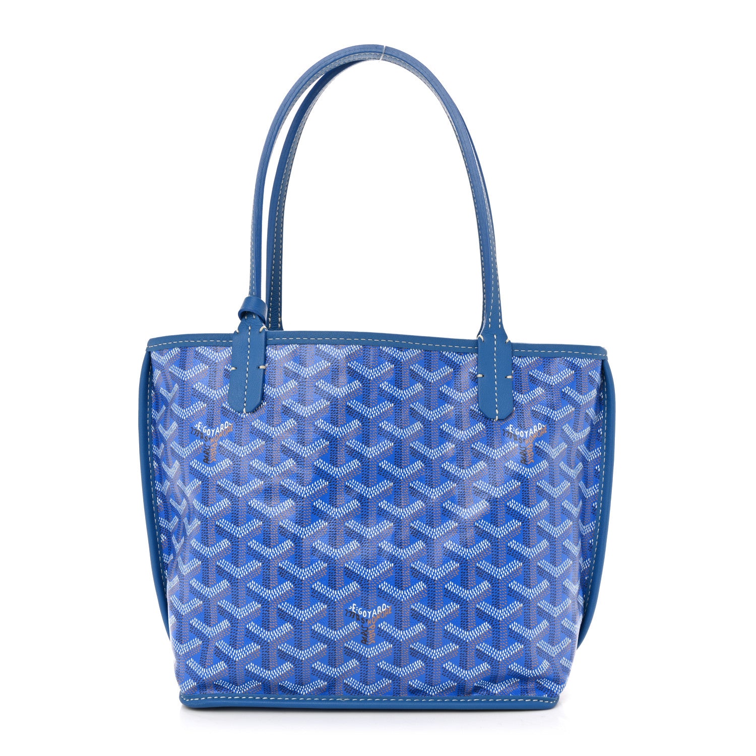 Goyard Goyardine Reversible Mini Anjou Sky Blue 2 of 20