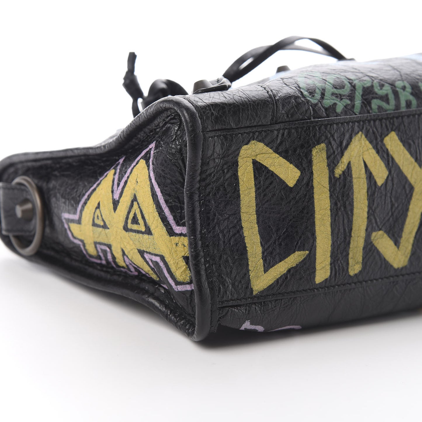 Agneau Graffiti All Over Classic Hardware S City Black Multicolor