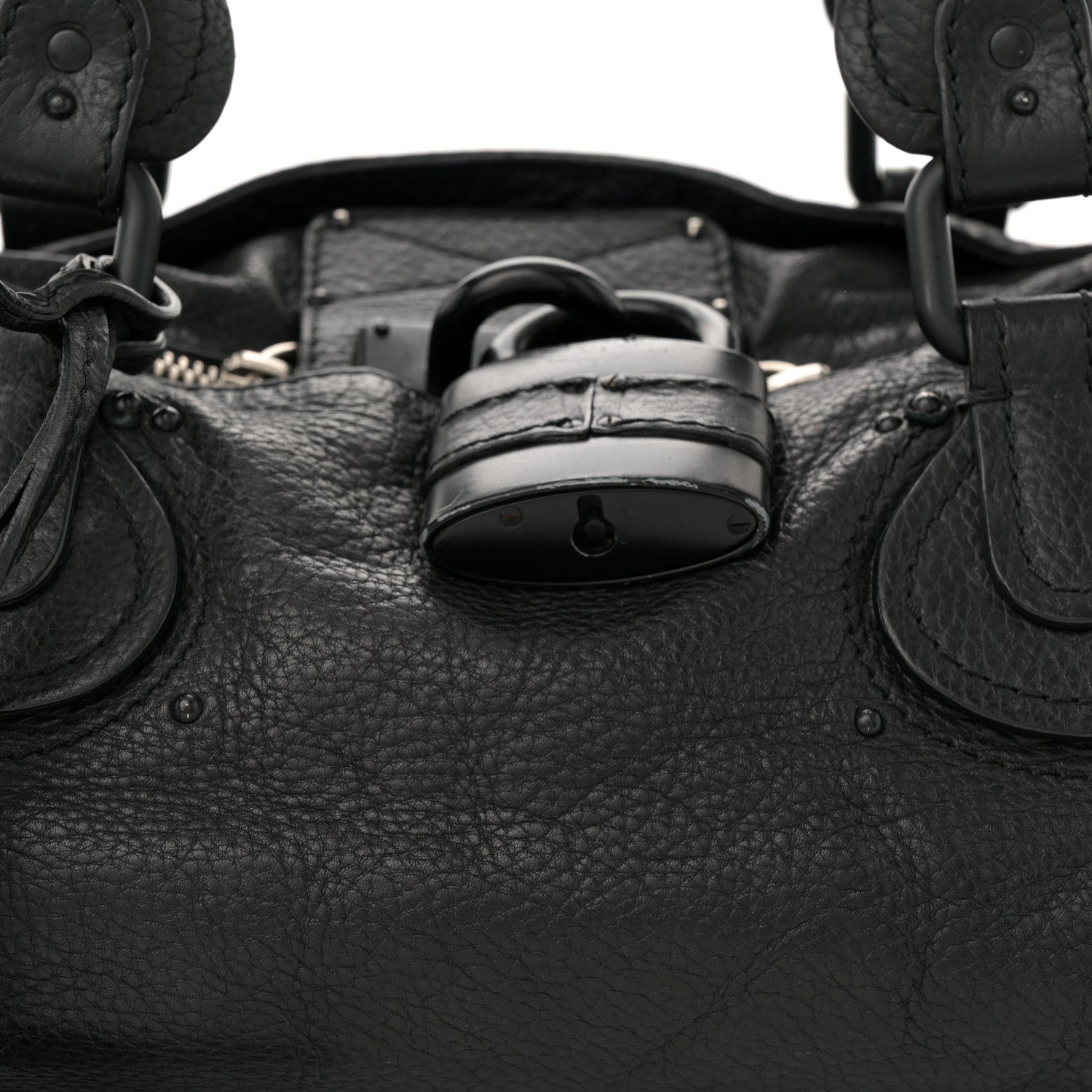 Chloe Calfskin Medium Paddington Satchel So Black 8 of 11