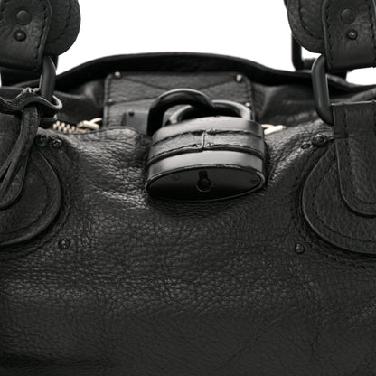 Chloe Calfskin Medium Paddington Satchel So Black 8 of 11