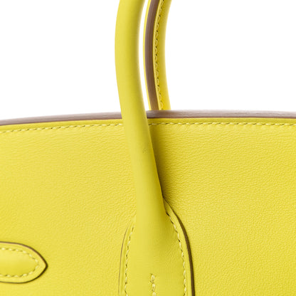 Hermes Swift Birkin 25 Lime 10 of 11