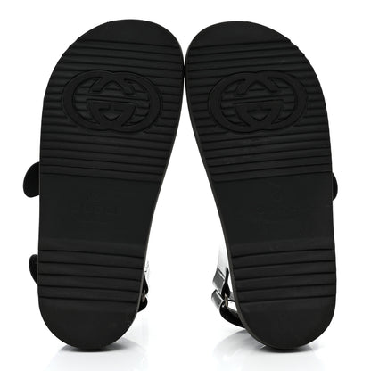 Gucci Rubber Mini Double G Womens Isla Dad Sandals 38 Black 5 of 11