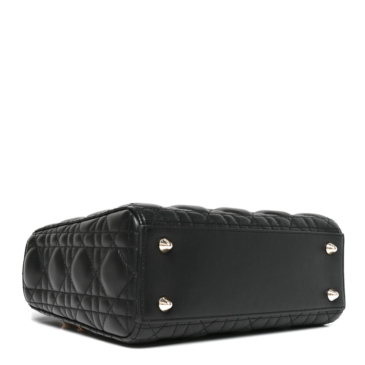 Christian Dior Lambskin Cannage Small My ABCDior Lady Dior Black 3 of 8