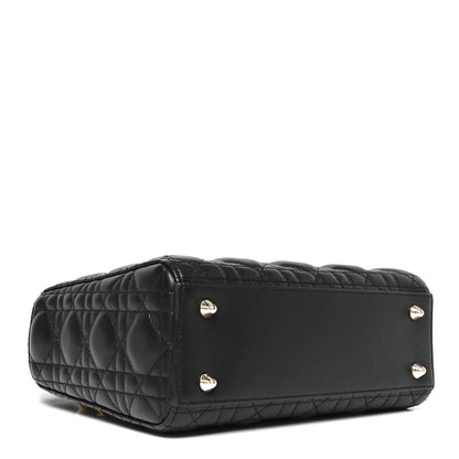 Christian Dior Lambskin Cannage Small My ABCDior Lady Dior Black 3 of 8