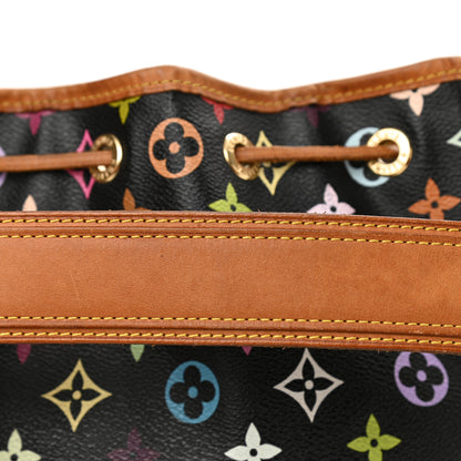 Louis Vuitton Monogram Multicolor Petit Noe Black 11 of 12