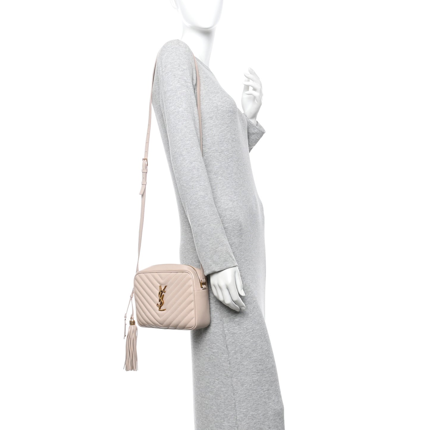 Calfskin Matelasse Monogram Lou Camera Bag Washed Light Pink