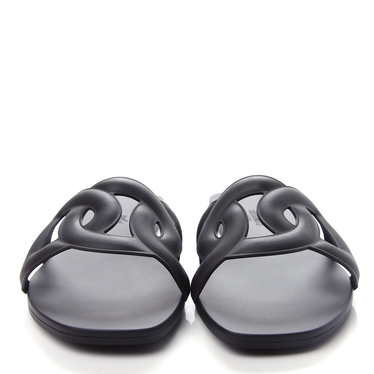 Rubber Aloha Sandals 37 Black