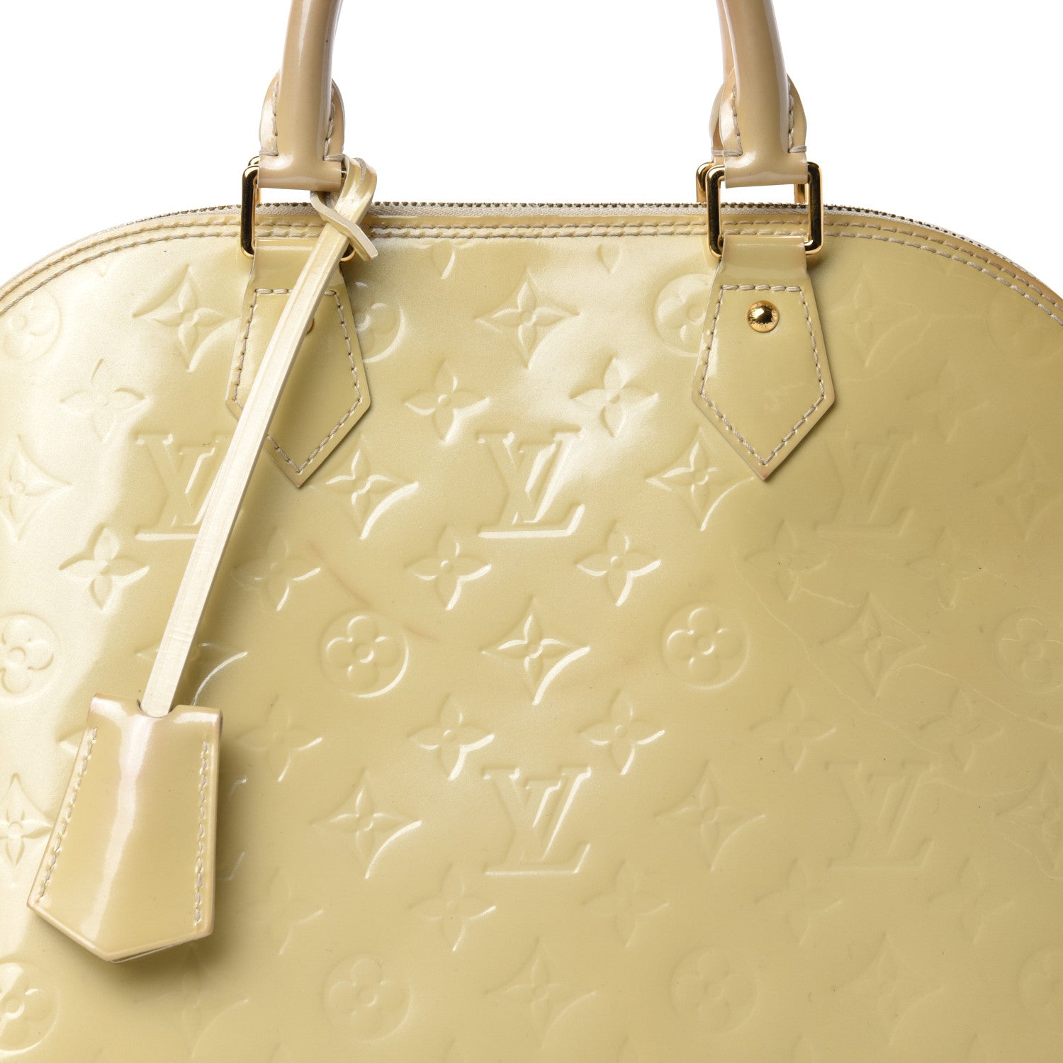Louis Vuitton Vernis Alma PM Blanc Corail 14 of 14