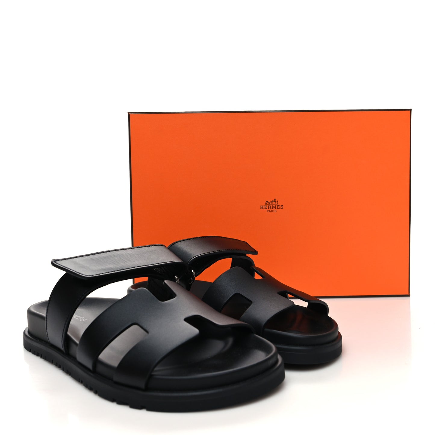 Calfskin Womens Chypre Sandals 35 Black