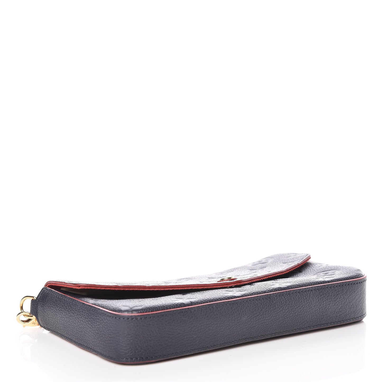 Empreinte Pochette Felicie Chain Wallet Marine Rouge