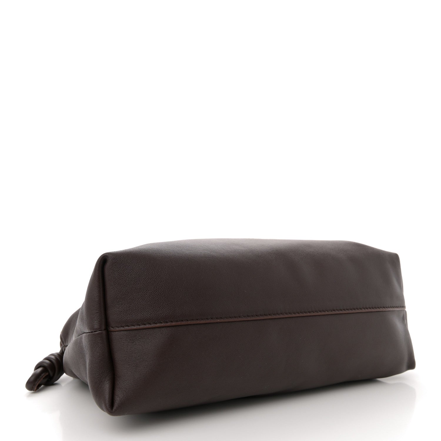 Loewe Mellow Nappa Medium Donut Chain Flamenco Knot Clutch Dark Burgundy 4 of 11