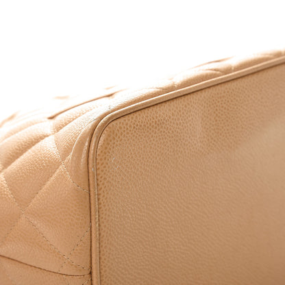 Chanel Caviar Quilted Medallion Tote Beige 11 of 15