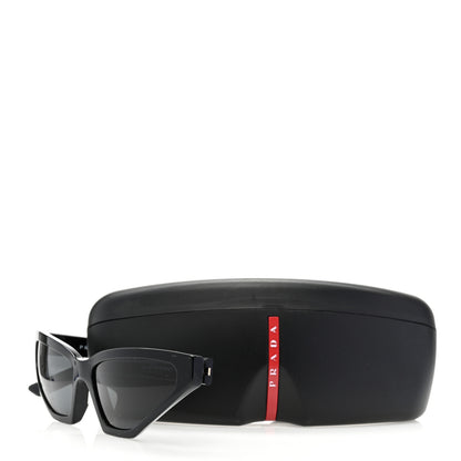 Prada Cat Eye Sunglasses SPR 12V Black 8 of 8