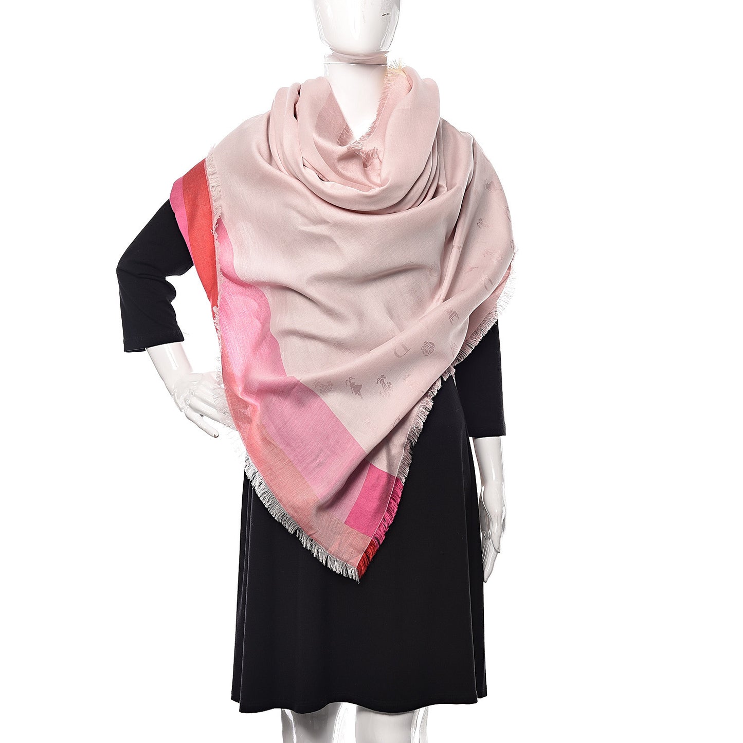 Silk Cotton Ballerina Scarf Pink