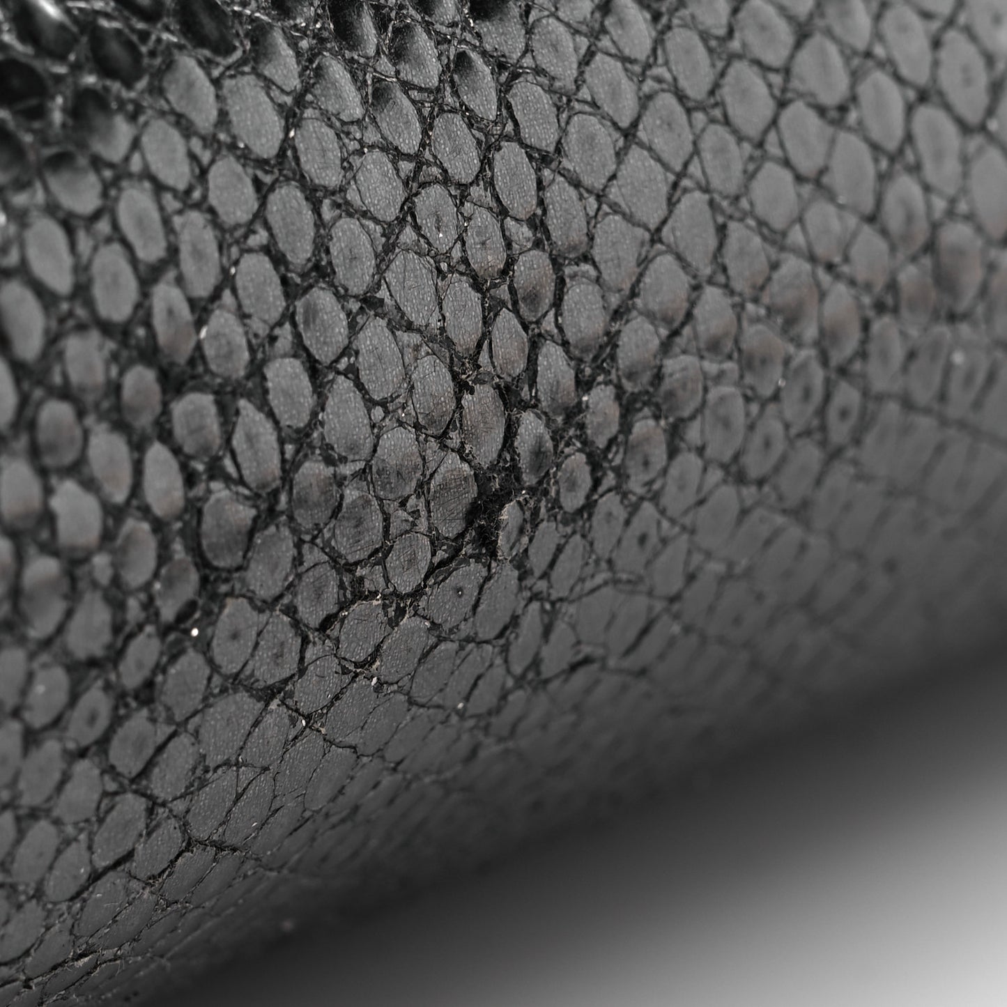 Metallic Snake Print Small Falabella Tote Ruthenium