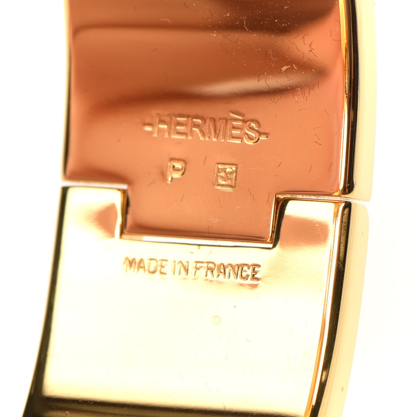 Enamel Wide Clic Clac H Bracelet PM Black