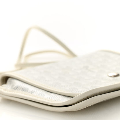 Goyard Goyardine Plumet Wallet Clutch White 8 of 9