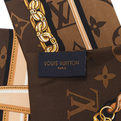 Louis Vuitton Silk Monogram Confidential Bandeau Brown 4 of 4