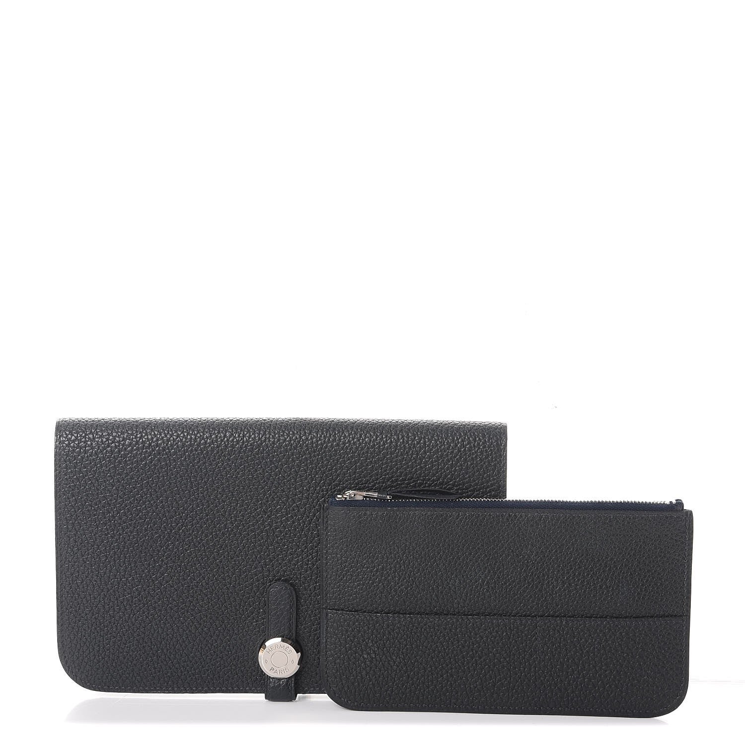 Hermes Togo Dogon Duo Wallet Bleu Ocean 3 of 15
