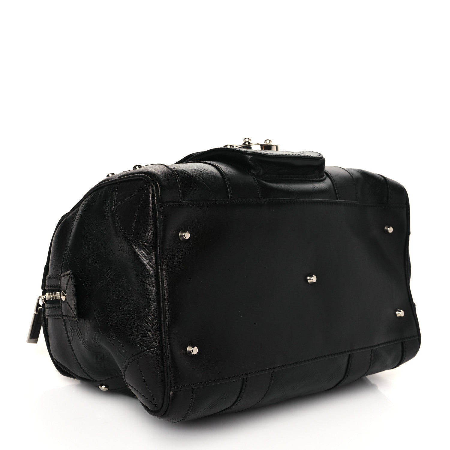Versace Nappa Quilted Icon Bowler Black 3 of 8