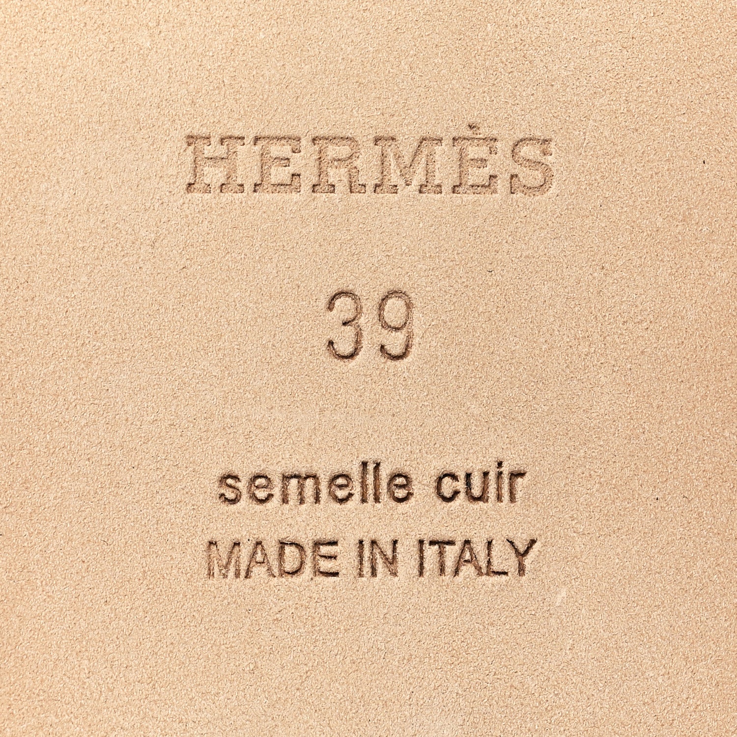 Hermes Epsom Oran Sandals 39 Vert Embrun 8 of 10