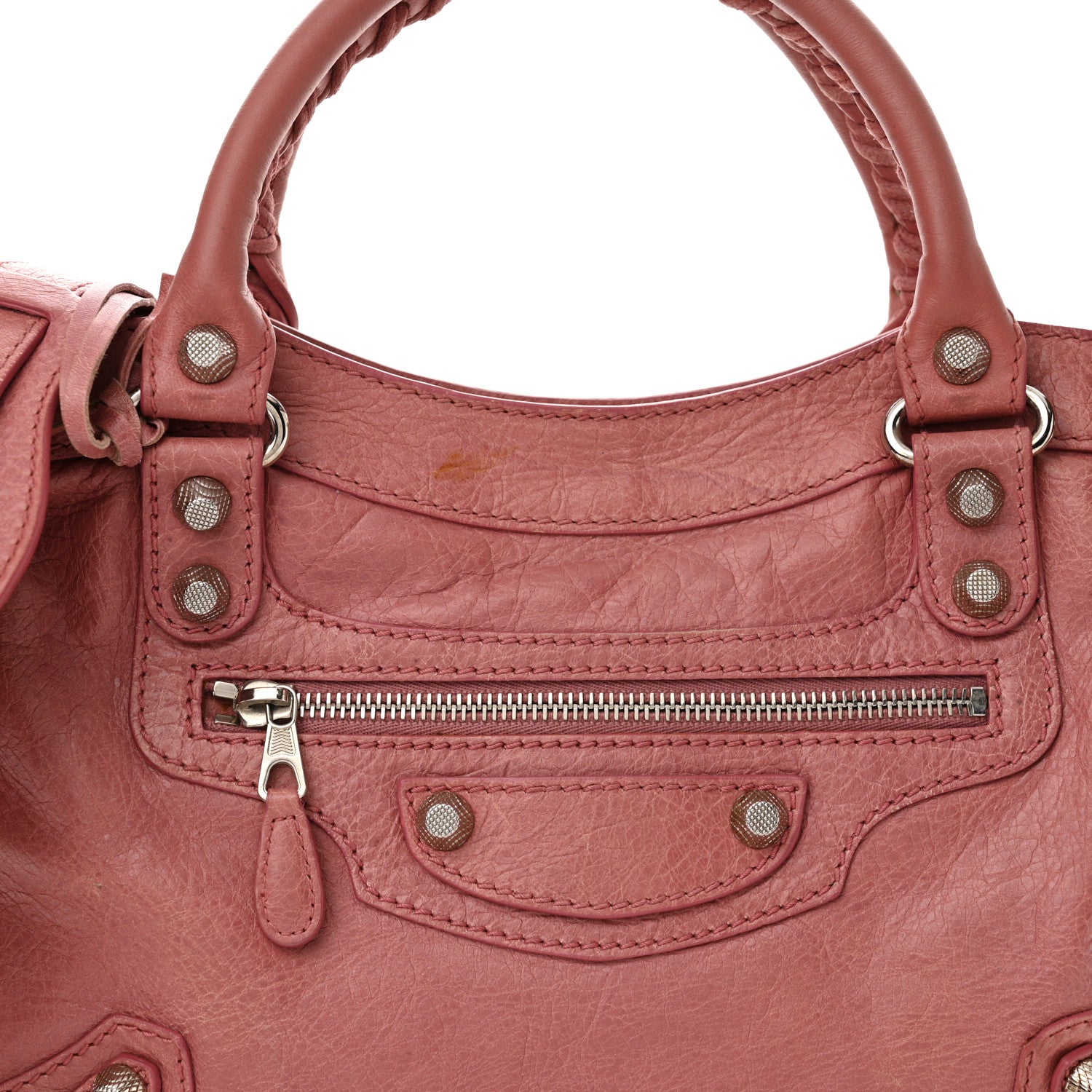 Balenciaga Agneau Giant 12 Silver Hardware Town Rose Bruyere 8 of 15