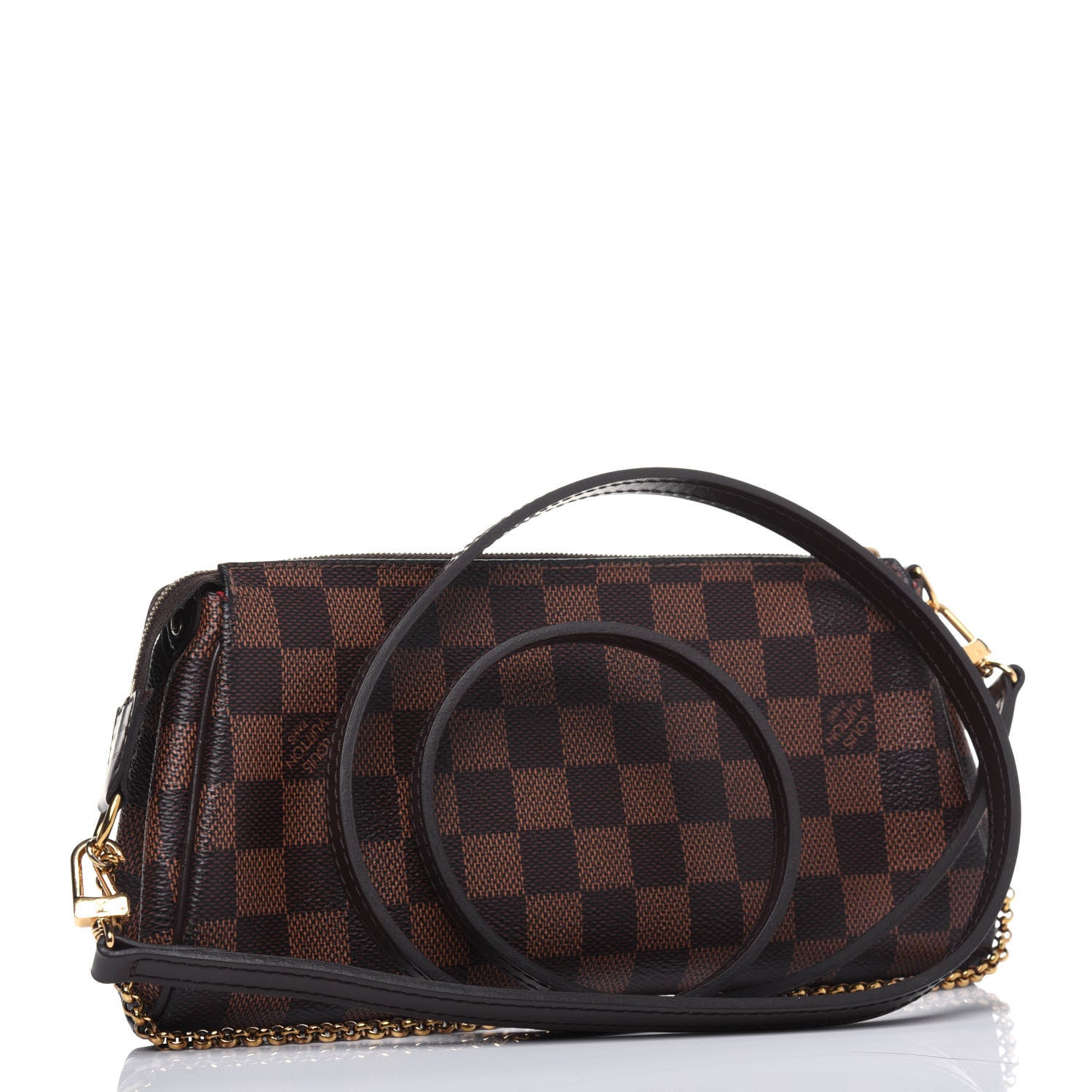 Louis Vuitton Damier Ebene Eva Clutch 2 of 10